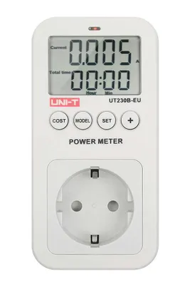 Obrázok produktu pre MIE0283 Sieťová zásuvka s meračom spotreby energie Uni-T UT230B-EU