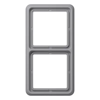 Produktbild von JG Rahmen 2fach CD582GR grau
