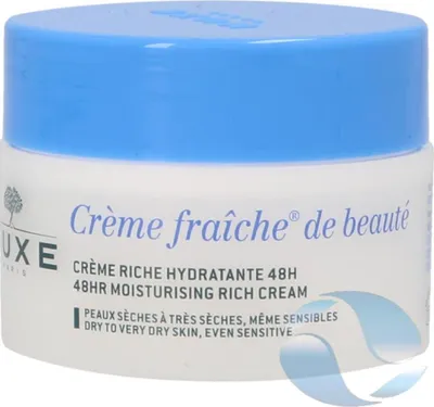 Produktbild von NUXE Crème Fraiche de Beaute, Frauen, 50 ml, Creme, trockene Haut, Empflindliche Haut, Sehr trockene Haut, Tag & Nacht, Feuchtigkeitsspendend, Nährend, Weichmachend