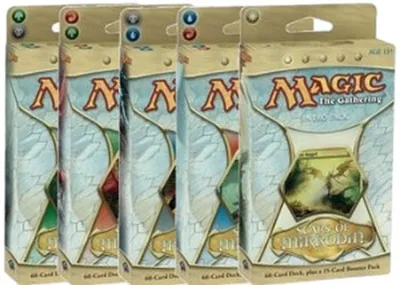 Zdjęcie produktu dla Magic: The Gathering Scars of Mirrodin Intro Pack Set of 5