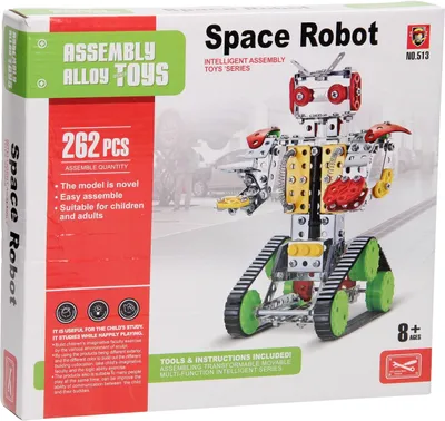 Image de Kit de construction robot métallique 262 pièces Jouet éducatif