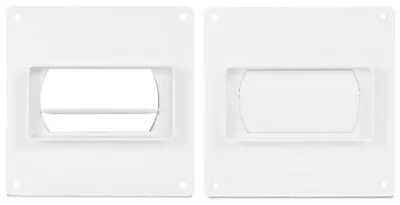 Immagine prodotto di Flangia a parete 110x55 ø100 con valvola antiriflusso Condotto piatto rotondo airRoxy 0006