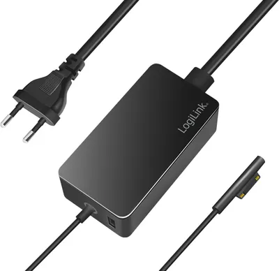 Produktbild von LogiLink Netzteil für Surface Notebooks 65 Watt schwarz