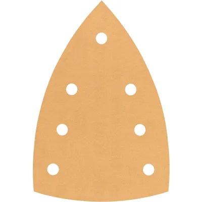 Produktbild von Bosch Schleifblatt C470 für Deltaschleifer, 100 x 150 mm, 400, 7 Löcher, 10er-Pack 2608624057