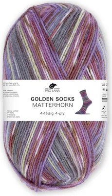 Produktbild von Pro Lana Golden Socks MATTERHORN 100 g 4-fach Sockenwolle mit Farbverlauf Farbe 450.06