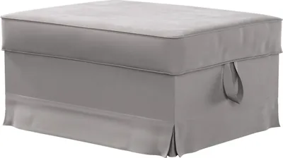 Productafbeelding van Dekoria bekleding voor Ektorp Bromma hocker, eendengrijs, hoes, Ektorp Bromma