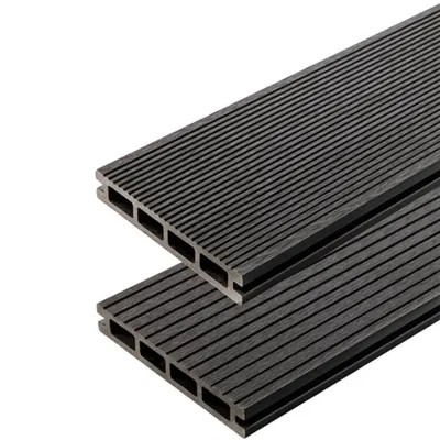 Produktbild von WPC Standard Terrassendiele Verbundwerkstoff | ANTHRAZIT | Muster Holzprobe Musterstück | LIDERWOOD