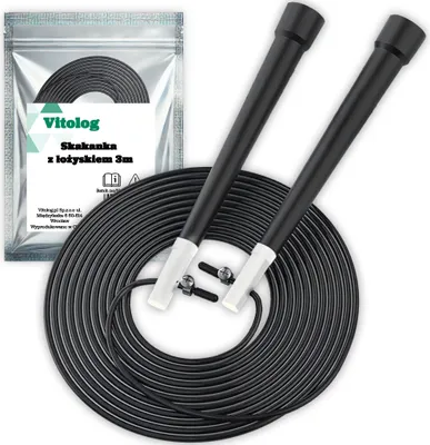 Produktbild von Springseil Mit Kugellager Speed Rope Crossfit Fitness Sprungseil Verstellbar 3m