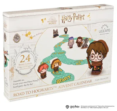 Produktbild von Harry Potter Adventskalender Hogwarts aus Holz