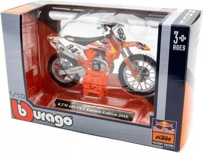 Image de BBurago 1:18 Red Bull KTM Motorcycle 51081