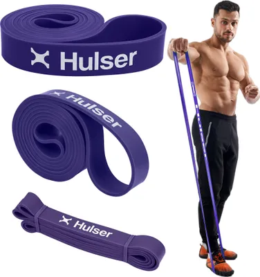 Produktbild von Hulser Fitnessband - 16 bis 40 kg - Stretching widerstandsband - Fitness Widerstandsbänder für Krafttraining - Gymnastikband - Fitnessbänder