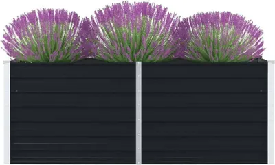 Immagine prodotto di Maison Exclusive - Aiuola rialzata 160 x 80 x 45 cm Acciaio zincato Antracite