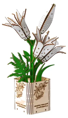 Zdjęcie produktu dla LeWood Puzzle 3D z Drewna Lily