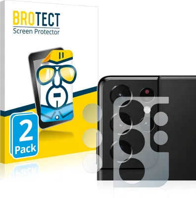 Produktbild von 2x Für Samsung Galaxy S21 Ultra 5G (NUR Kameraschutz) Schutzfolie BROTECT Displayschutz Display Schutz Folie Klar Transparent