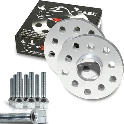 Produktbild von Spurplatten Spurverbreiterung Seat 2x 15mm 30mm 5x112 5x100 57,1mm Radschrauben