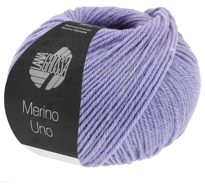 Produktbild von Lana Grossa MERINO UNO 50 g extrafeine Wolle mit Superwash-Ausrüstung 125 m Farbe 069 - Lila