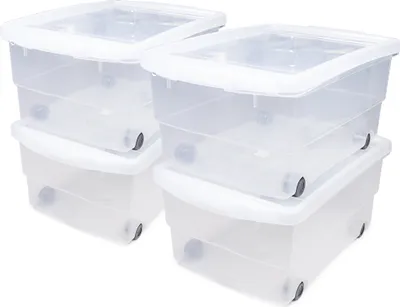 Produktbild von ONDIS24 4x Rollbox mit Deckel 80L stabile Ausführung