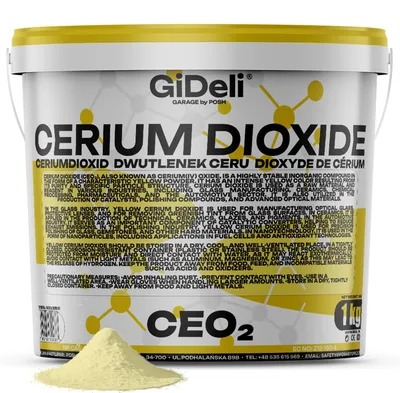 Produktbild von Ceriumoxid Glaspolitur 1kg Ceroxid Kratzerentferner Scheinwerfer Spiegel GiDeli