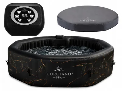 Zdjęcie produktu dla Dmuchane SPA Hydromasaż Corciano 6-osobowe Octagon Ogrodowe 195 cm Basen