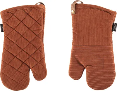 Produktbild von Tiseco Ofenhandschuh Set - Velmar 2er Pack - 17 x 33 cm - Hitzebeständig und Ergonomisch