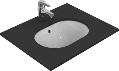 Immagine prodotto di Ideal Standard Connect Lavabo à encastrer par dessous, sans trou pour robinet, avec trop-plein, 480x350x175mm, E504601, E504601