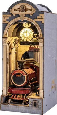 Immagine prodotto di Rolife Book Nook kit di puzzle 3D in legno fai da te per adulti arredamento angolo libro