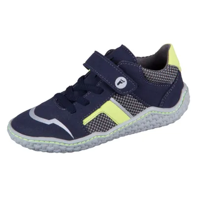 Produktbild von Ricosta Jay 4801002180 Barfußschuhe, Jungs, Materialmix, Ozean/Graphit Halbschuh - Barfußschuhe KINDER, Blau