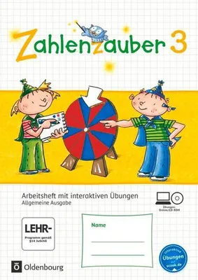 Immagine prodotto di Zahlenzauber 3. Schuljahr - Allgemeine Ausgabe - Arbeitsheft mit interaktiven Übungen auf scook.de