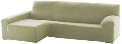 Sofa-Plaid 240 cm, links, 00-ecru, elastisch, waschbar