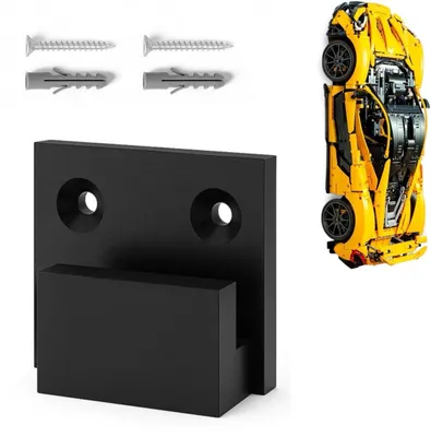 Produktbild von YUOM. Wandhalterung für LEGO Technic 42143 McLaren P1 – Wandhalter / Wall Mount inkl. Schrauben & Dübel