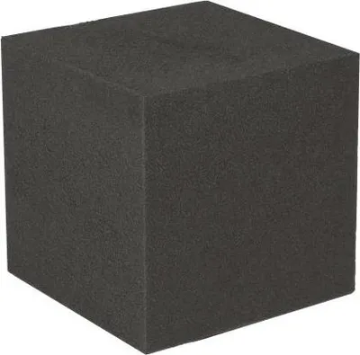Produktbild von OASIS® Black Ideal Nass Steckschwamm Würfel Sarahi, schwarz, 10x10x10cm - Nasssteckschaum