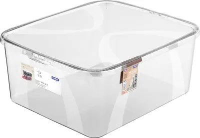 Immagine prodotto di Scatola da 19 l con coperchio LONA, colore:Trasparente