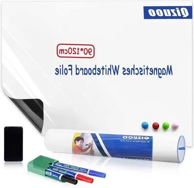 Produktbild von Famanu Magnetische Whiteboardfolie 90 x 120 cm - Abwaschbar für Kinder, Schulen, Büros und Familien