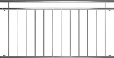 Produktbild von Mucola balustrada balkonowa stal nierdzewna francuska balustrada balkonowa balustrada okienna balustrada schodowa balustrada balkonowa okno - 156 cm