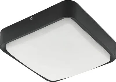 Produktbild von EGLO 33573 LED Panel Deckenleuchte Crosslink PIOVE-C schwarz L:25cm H:25cm dimmbar IP443000K mit Connect Funktion
