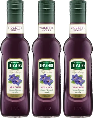 Zdjęcie produktu dla Syrop do napojów Teisseire Violets 0,25 l (opakowanie 3 szt.)