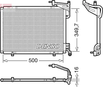 Image de Condenseur, climatisation DENSO DCN10054
