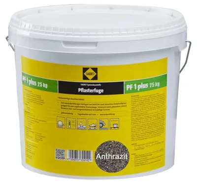 Produktbild von Sakret Pflasterfugenmörtel PF 1 plus 25 kg | Farbe: anthrazit