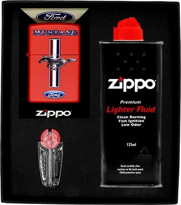 Obrázok produktu pre Sada zapaľovačov ZIPPO FORD MUSTANG dar No1