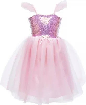 Produktbild von Kinder Prinzessinnenkleid Pailletten rosa mit Tüllrock 2-4 Jahre