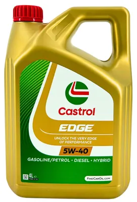 Produktbild von Castrol EDGE 5W-40 Titanium, 4 l, 5W-40, Sommer/Winter, Motorrad, Ethanol, -42 °C
