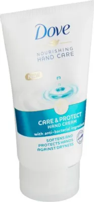 Imagen del producto de Dove Care & Protect, Crema, Unissex, Para todo tipo de piel, Antibacteriana, Hidratante, Hidratante, Reparadora, 75 ml, Tubo