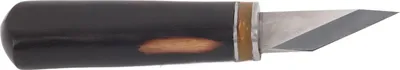Immagine prodotto di Coltello da taglio in pelle, strumento per il fai da te, manico in legno, spelucchino a punta, accessori professionali