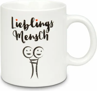 Produktbild von Waechtersbach Lieblingsmensch Henkelbecher, Becher, Tasse, Kaffeetasse, Keramik, 330 ml, 41 0 502 1127