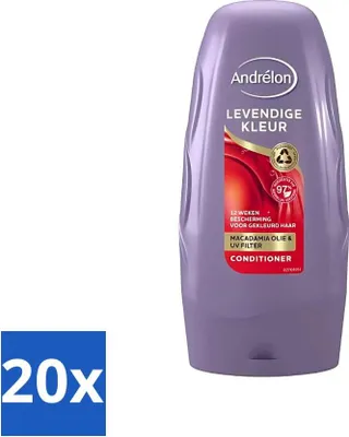 Produktbild von Andrélon - Vibrant Color - Conditioner - Farbkonservierungsmittel - 250 ml - Vorteilspack - 20 Stücke