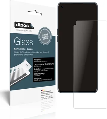 Produktbild von 2x Schutzfolie für Oppo Reno6 Pro Plus matt - Anti-Shock 9H Folie dipos Glass