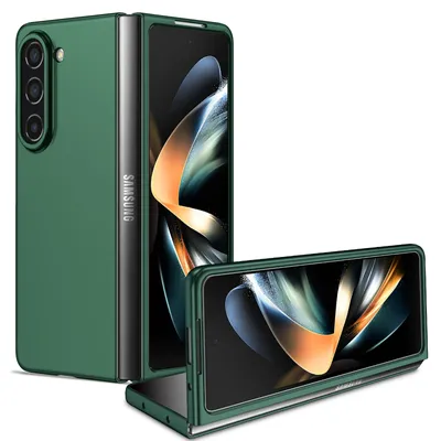 Immagine prodotto di Custodia per Samsung Galaxy Z Fold 5, sottile custodia rigida in PC antigraffio verde