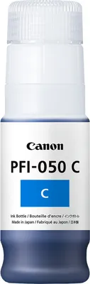 Obrázok produktu pre Canon PFI-050 C Tlačová kazeta 1 ks Originálna azúrová