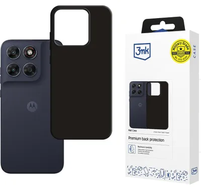 Produktbild von Handyhülle für Motorola Moto G87 5G, 3mk Matt Case, mattes Schwarz