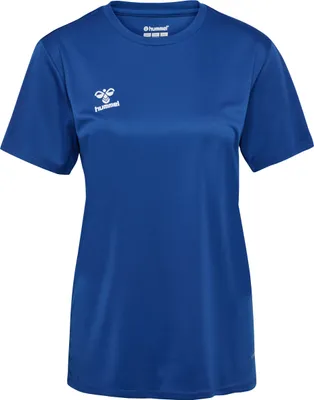 Produktbild von Hummel Essential Kurzarm-t-shirt Blau M Frau Blau M